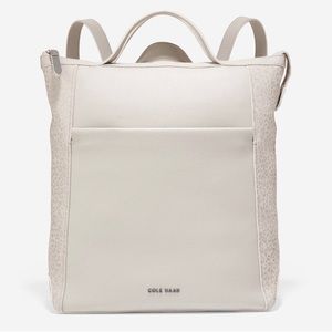 Cole Haan - Grand Ambition Convertible Grey Leather Backpack